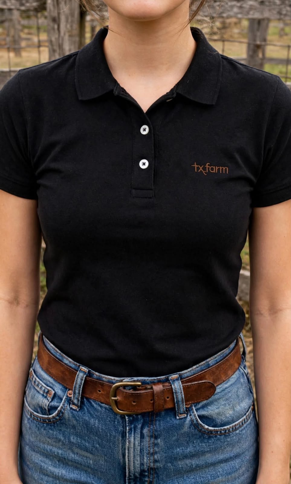 CAMISA POLO FEMININA TEXAS FARM