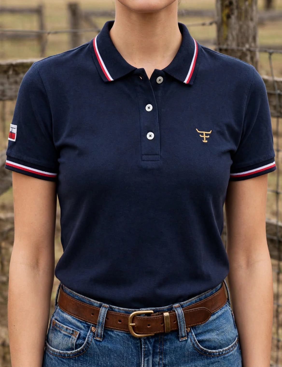CAMISA POLO FEMININA TEXAS FARM